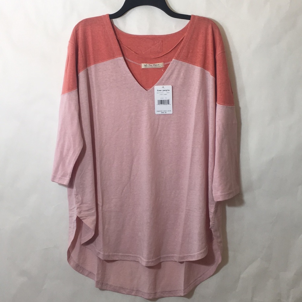 🦋 Free People Major League Tee Punk Combo